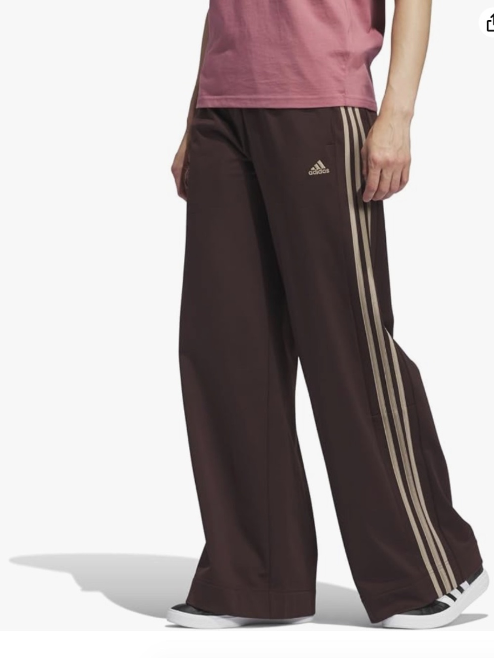 Adidas Women's Essentials Colorblock Tricot Track Pants Size XL